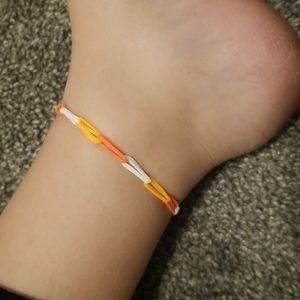Orange crush ankle bracelet!
